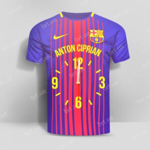 Годинник спортсмену з іменем футболіста