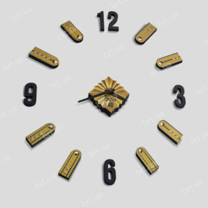 Настінний 3д-годинник в подарунок військовому