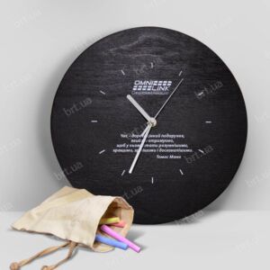 Годинник для малювання крейдою з логотипом і написом на замовлення