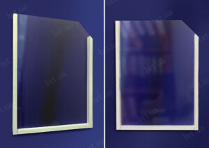 Кишеня об'ємна під буклет, скошений куток