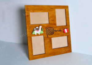 Стенд із фанери з накладними деталями та гравіюванням